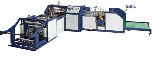 QF-850编织袋全自动切缝机Plastic Woven bag automatic cutting and sewing machine